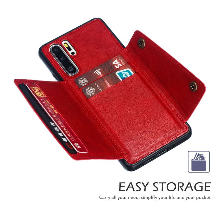 Leather Protective Case For Huawei P30 Pro(Red)