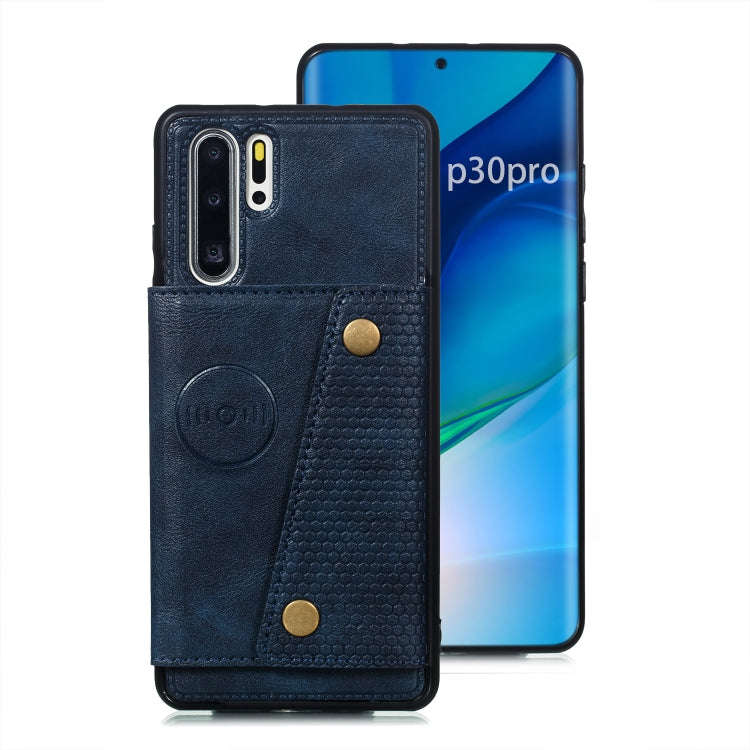 Leather Protective Case For Huawei P30 Pro(Blue)