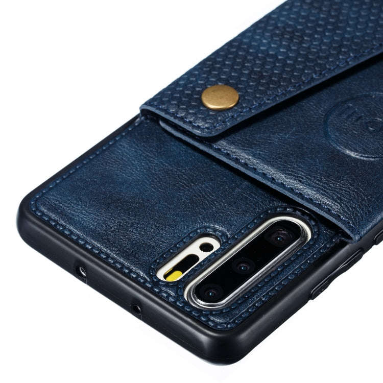 Leather Protective Case For Huawei P30 Pro(Blue)