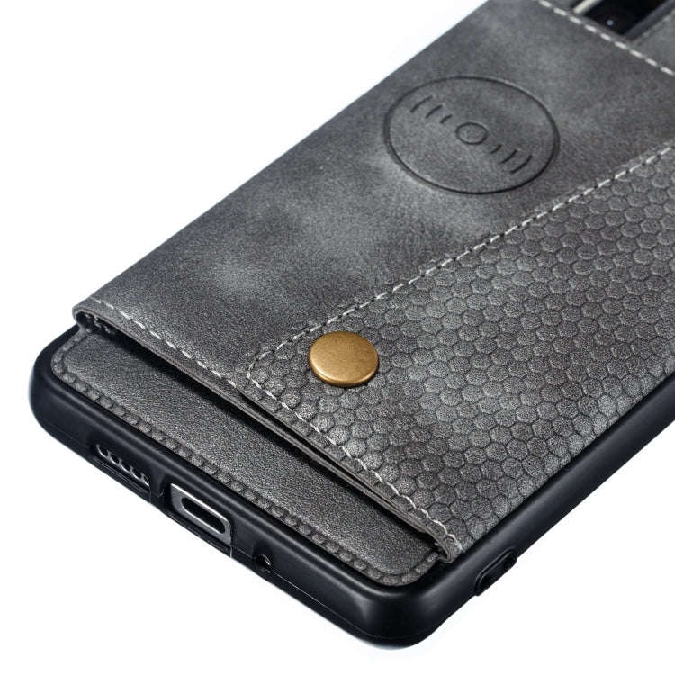 Leather Protective Case For Huawei P30 Pro(Gray)