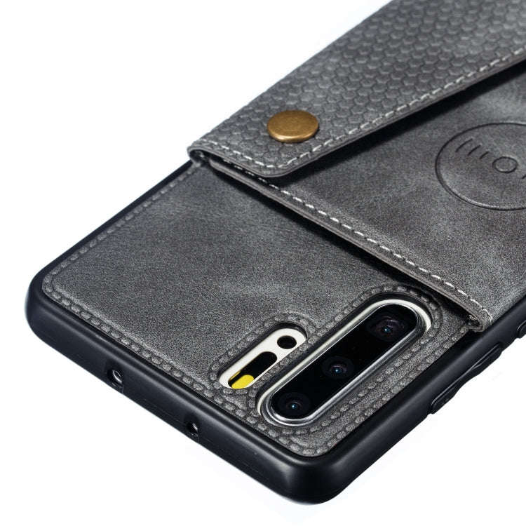 Leather Protective Case For Huawei P30 Pro(Gray)