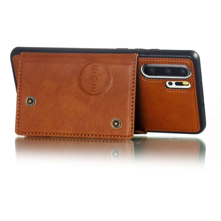 Leather Protective Case For Huawei P30 Pro(Brown)