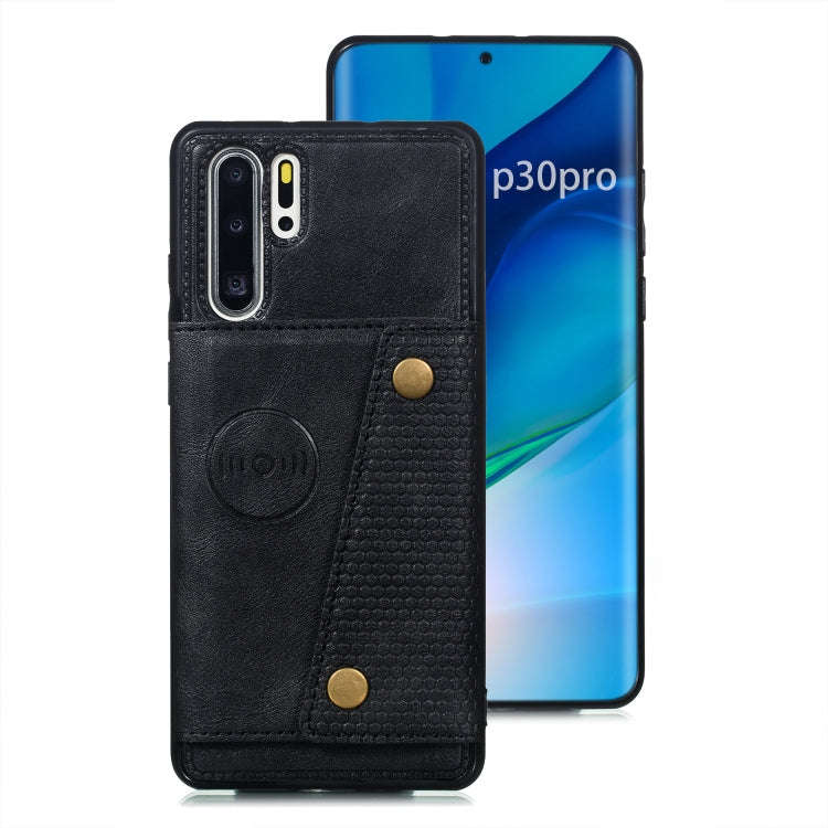Leather Protective Case For Huawei P30 Pro(Black)