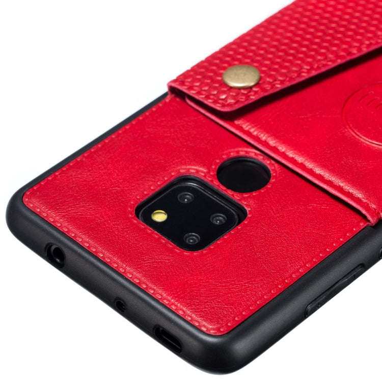 Leather Protective Case For Huawei Mate 20(Red)