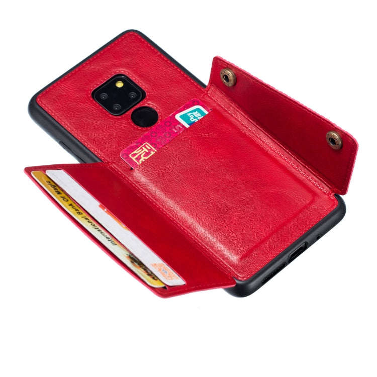Leather Protective Case For Huawei Mate 20(Red)