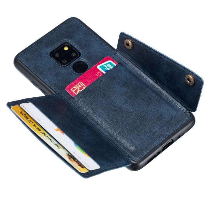 Leather Protective Case For Huawei Mate 20(Blue)