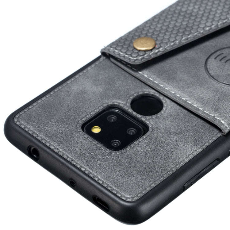 Leather Protective Case For Huawei Mate 20(Gray)