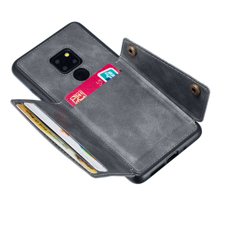 Leather Protective Case For Huawei Mate 20(Gray)