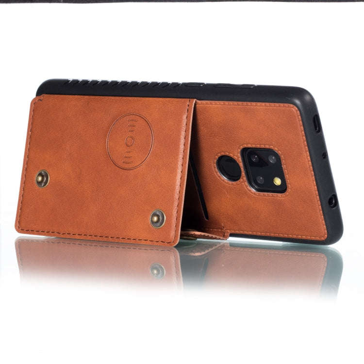 Leather Protective Case For Huawei Mate 20(Brown)