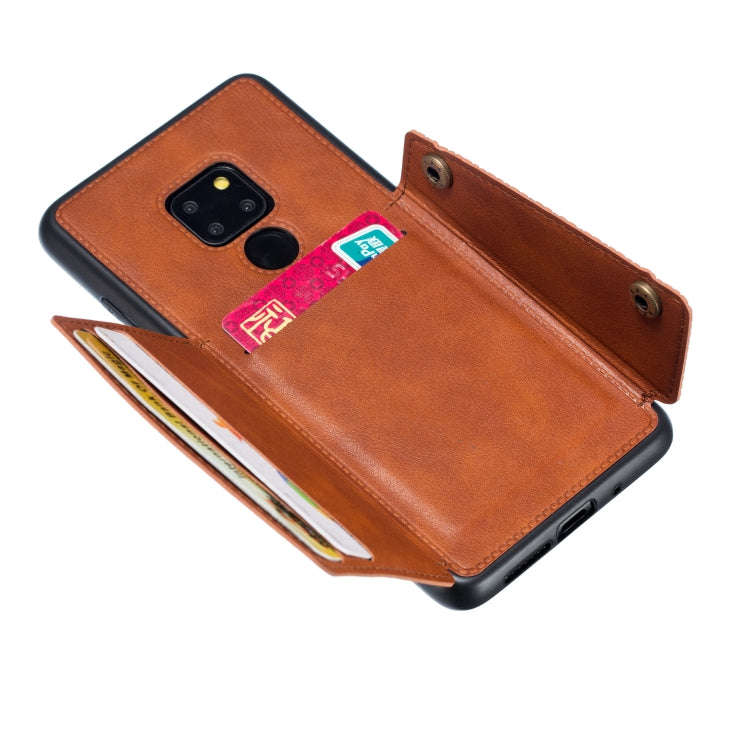 Leather Protective Case For Huawei Mate 20(Brown)