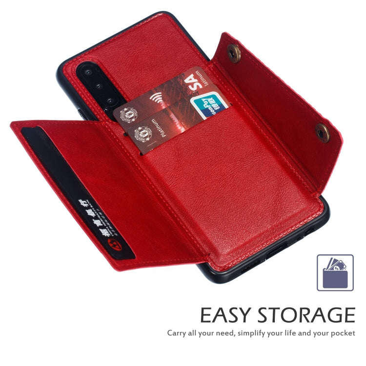 Leather Protective Case For Huawei P30(Red)