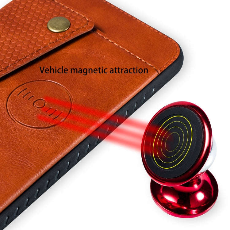 Leather Protective Case For Huawei P30(Brown)