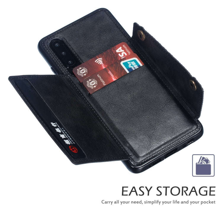 Leather Protective Case For Huawei P30(Black)