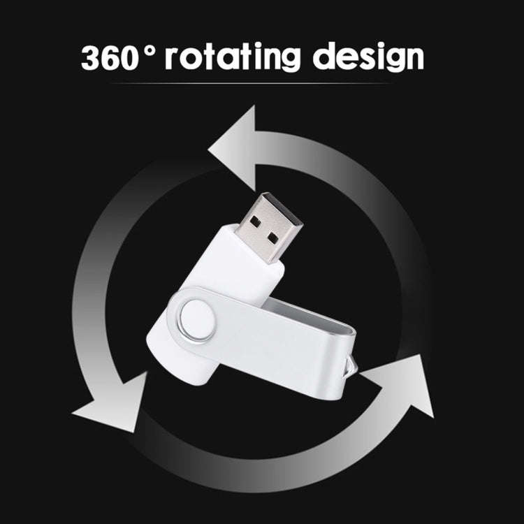 64GB Twister USB 3.0 Flash Disk USB Flash Drive (White)