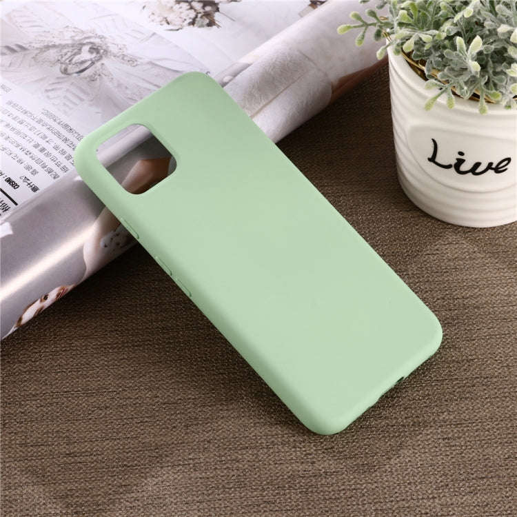 Solid Color Liquid Silicone Shockproof Full Coverage Case for Google Pixel 4XL (Green)