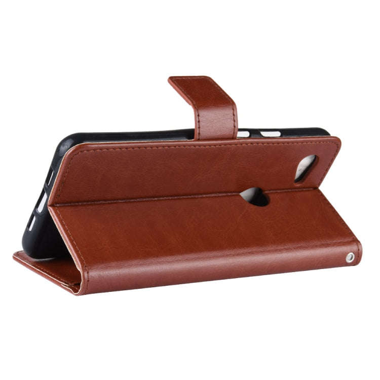 Retro Crazy Horse Texture Horizontal Flip Leather Case for Google Pixel 3XL lite, with Holder & C...