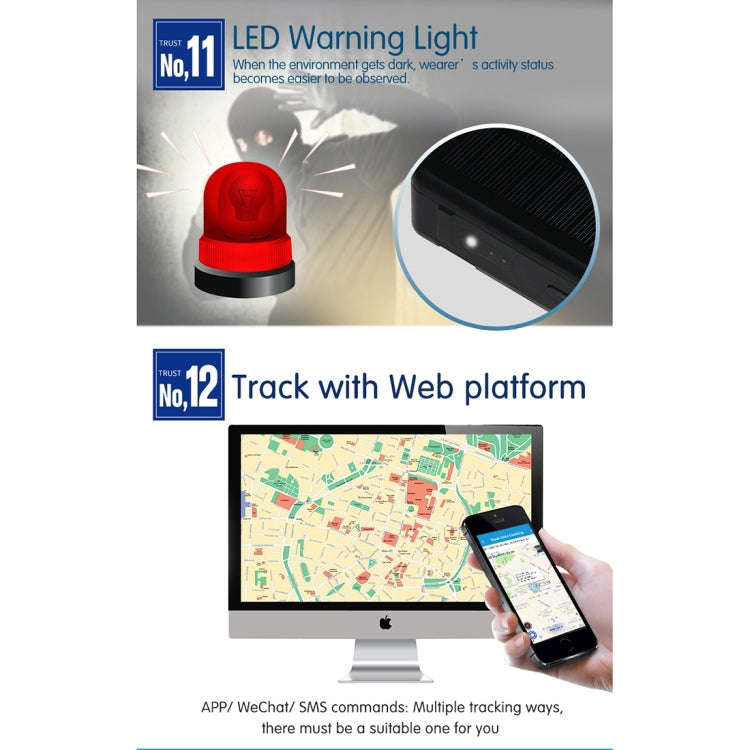RF-V34 Sheep Cow Cattle Livestock IP67 Waterproof Solar GSM GPS WiFi Tracking without Fixed Botto...