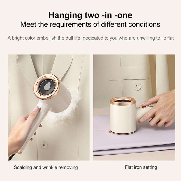 GT-01 33W Handheld Garment Steamer Electric Iron, UK Plug (White)