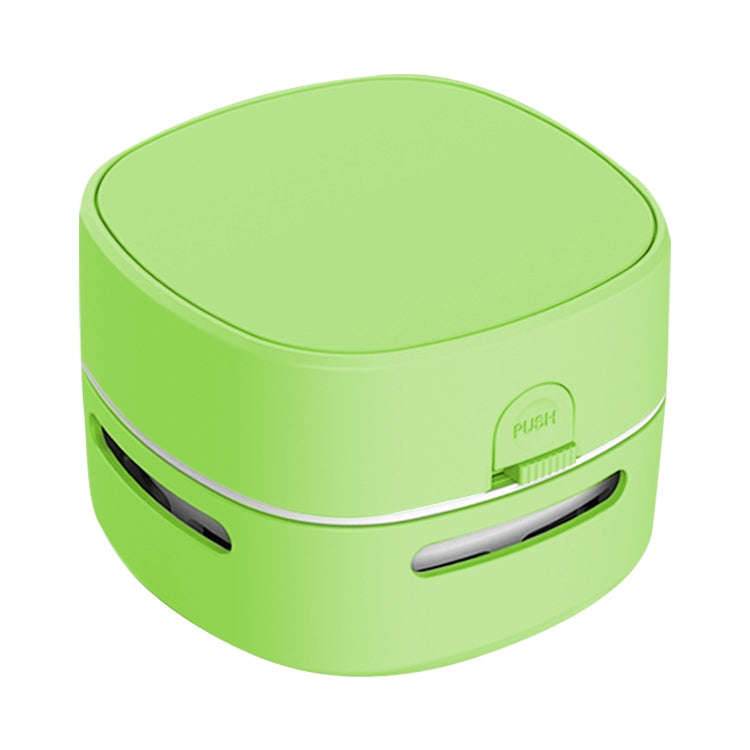 3W Hardcover Battery Style Portable Handheld Wireless Mini Desktop Vacuum Cleaner(Green)