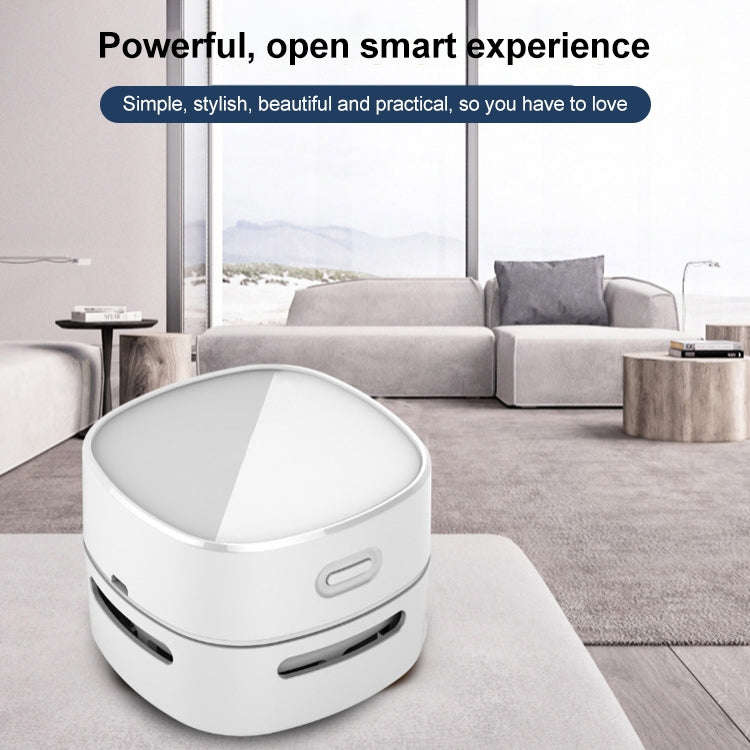 3W Hardcover Battery Style Portable Handheld Wireless Mini Desktop Vacuum Cleaner(Green)
