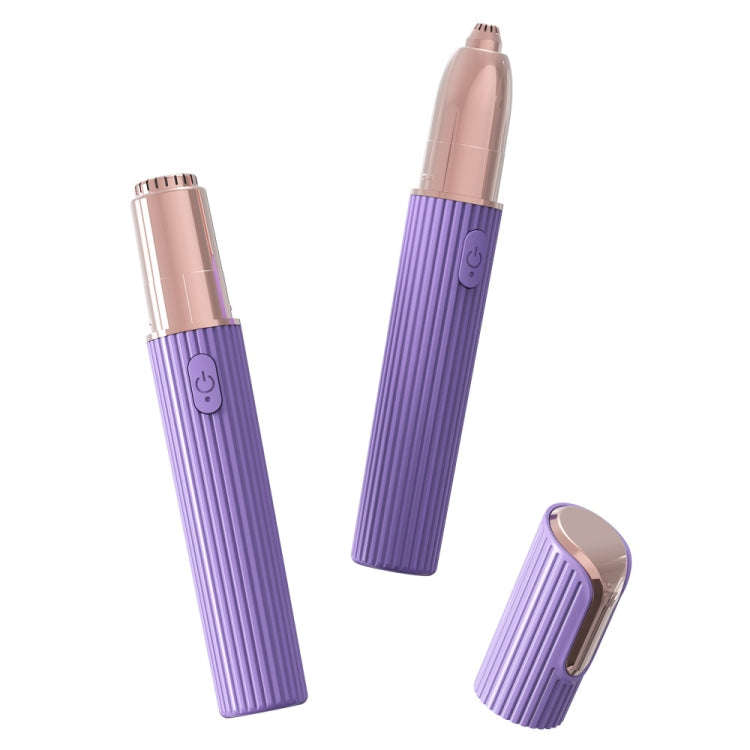 YJK098 Multi-function Portable Electric Eyebrow trimmer (Purple)