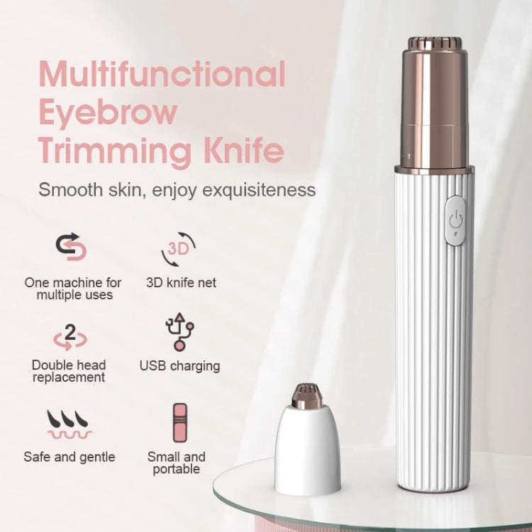 YJK098 Multi-function Portable Electric Eyebrow trimmer (Black)
