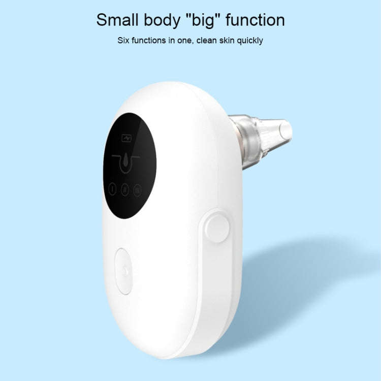 YJK065 Woodpecker Electric Cleaning Blackhead Meter Beauty Instrument (White)