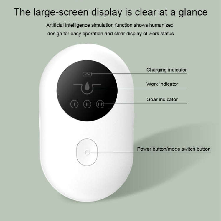 YJK065 Woodpecker Electric Cleaning Blackhead Meter Beauty Instrument (White)