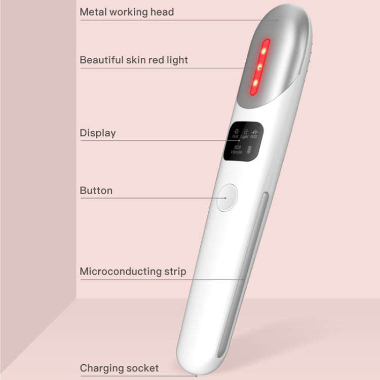 YJK019 Micro-electric Massage Black Eye Wrinkle Eye Beauty Instrument (Pink)