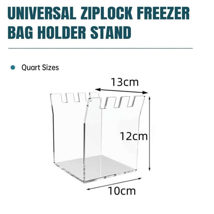 YX019-1 Small Acrylic Ziplock Bag Stand