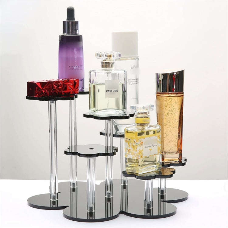YX046 Acrylic Figure Display Stand Cupcake Cosmetics Display Stand (Black)