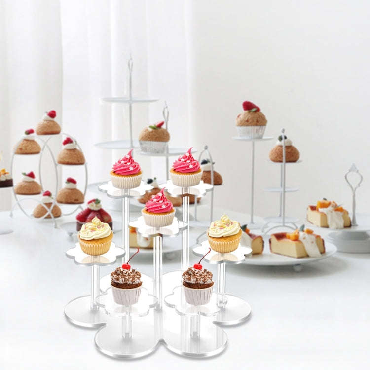 YX046 Acrylic Figure Display Stand Cupcake Cosmetics Display Stand (Transparent)