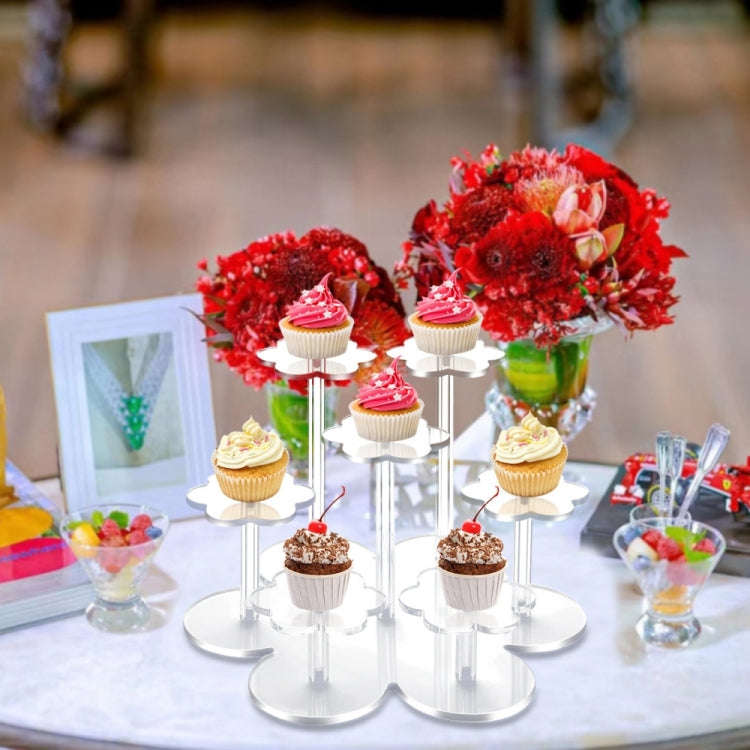 YX046 Acrylic Figure Display Stand Cupcake Cosmetics Display Stand (Transparent)