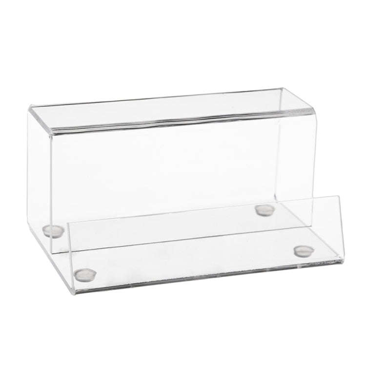 YX069 Acrylic Vinyl Records Rack Desktop CD Display Stand (Transparent)
