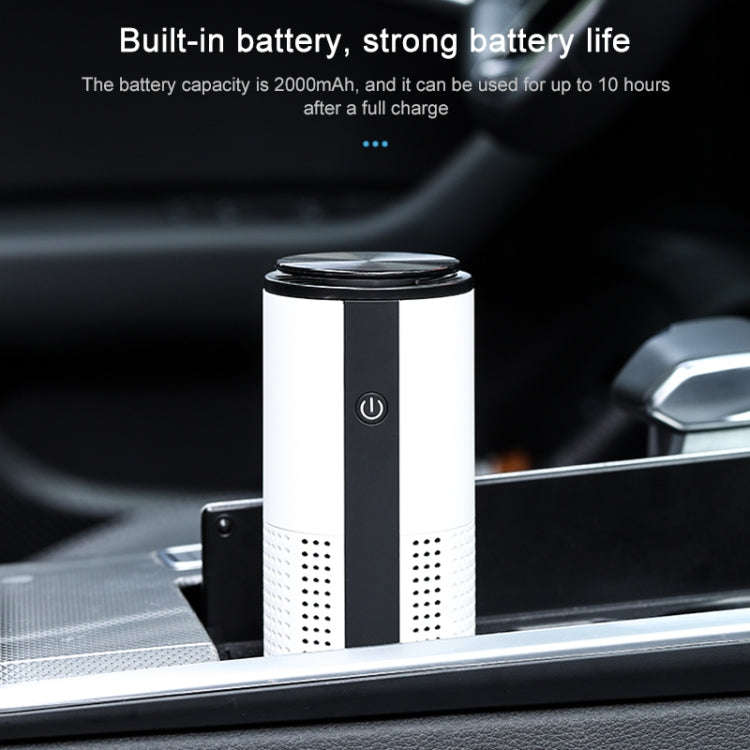 WT-U12 DC 5V Negative Ion Smart Car Air Purifier (Blue)