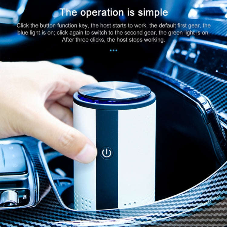 WT-U12 DC 5V Negative Ion Smart Car Air Purifier (Blue)