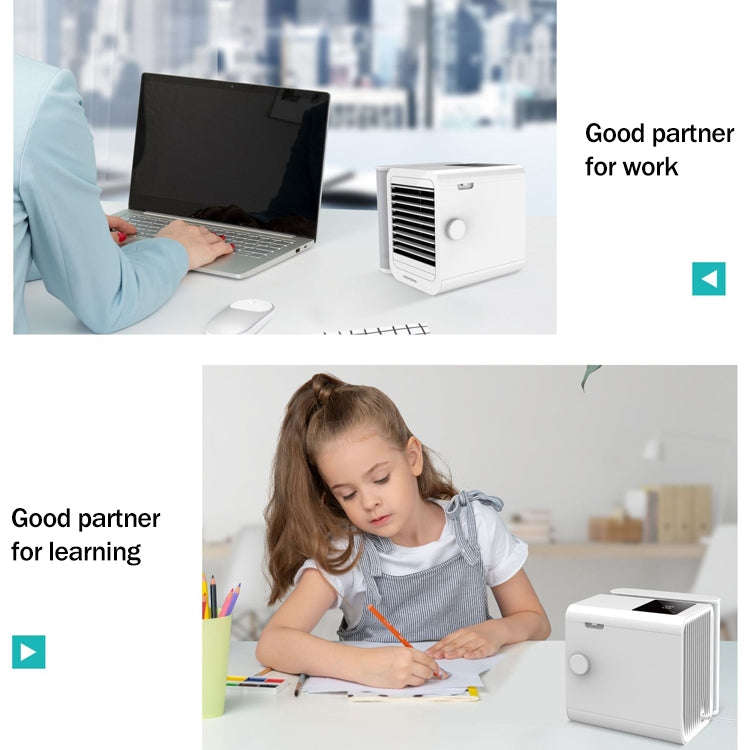 3 in 1 Refrigeration + Humidification + Purification Air Cooler Desktop Cooling Fan Ordinary Version