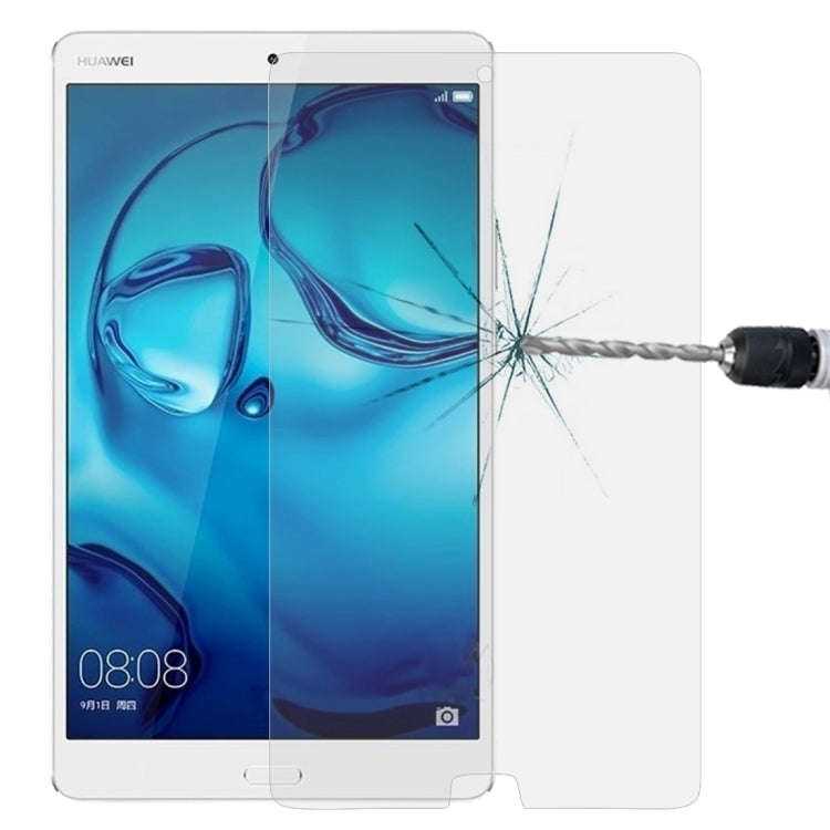 For Huawei MediaPad M3 8.4 inch 0.3mm 9H Surface Hardness Explosion-proof Tempered Glass Film(Tra...