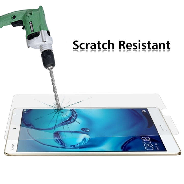 For Huawei MediaPad M3 8.4 inch 0.3mm 9H Surface Hardness Explosion-proof Tempered Glass Film(Tra...