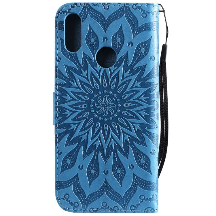 Sun Embossing Pattern Horizontal Flip Leather Case for Huawei Honor Play 8A / Y6 (2019), with Car...