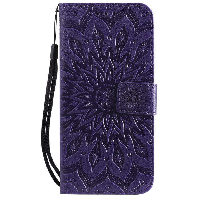 Sun Embossing Pattern Horizontal Flip Leather Case for Huawei Honor Play 8A / Y6 (2019), with Car...