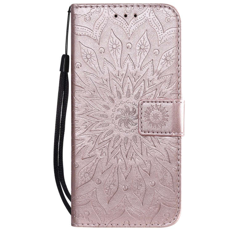 Sun Embossing Pattern Horizontal Flip Leather Case for Huawei Honor Play 8A / Y6 (2019), with Car...