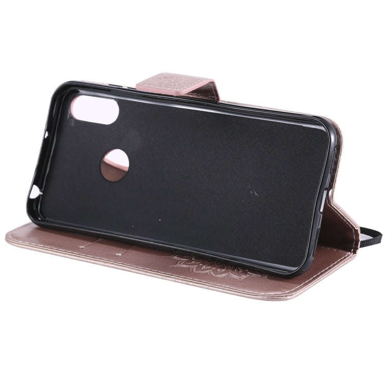 Sun Embossing Pattern Horizontal Flip Leather Case for Huawei Honor Play 8A / Y6 (2019), with Car...