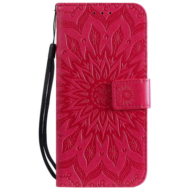 Sun Embossing Pattern Horizontal Flip Leather Case for Huawei Honor Play 8A / Y6 (2019), with Car...