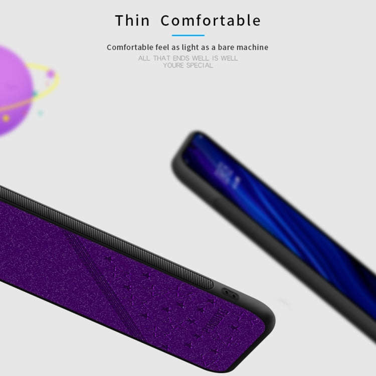 PINWUYO Full Coverage Waterproof Shockproof PC+TPU+PU Case for Huawei P30 (Purple)