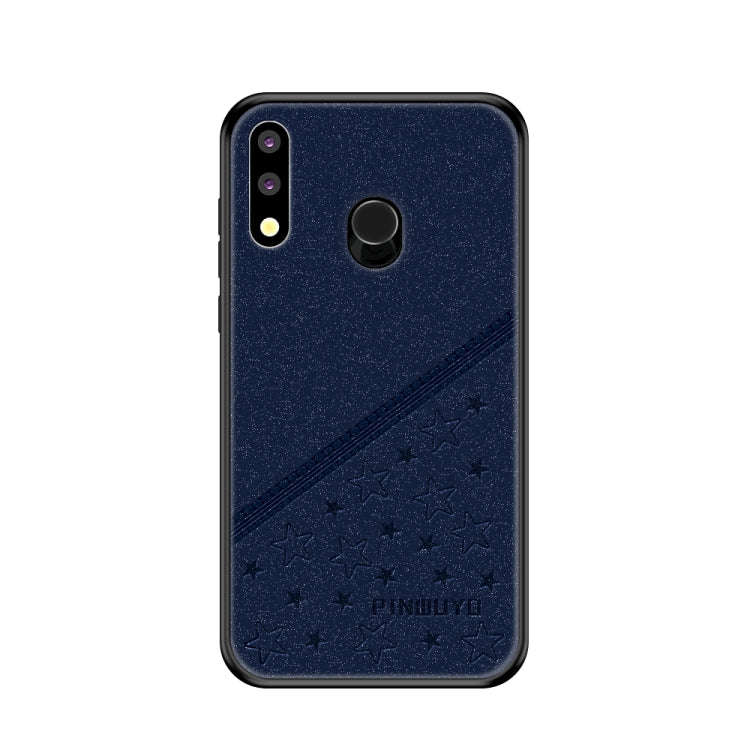 PINWUYO Full Coverage Waterproof Shockproof PC+TPU+PU Case for Huawei P30 Lite (Blue)