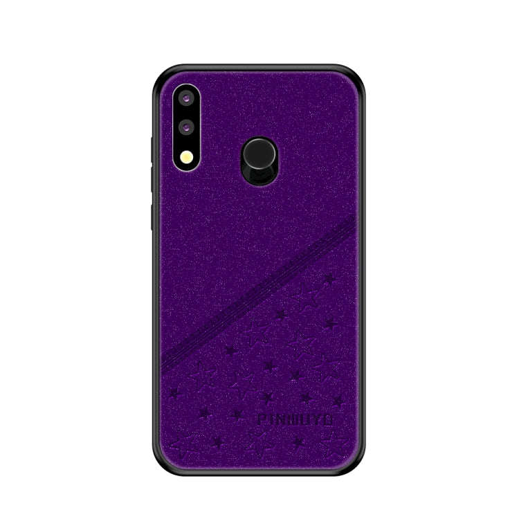 PINWUYO Full Coverage Waterproof Shockproof PC+TPU+PU Case for Huawei P30 Lite (Purple)