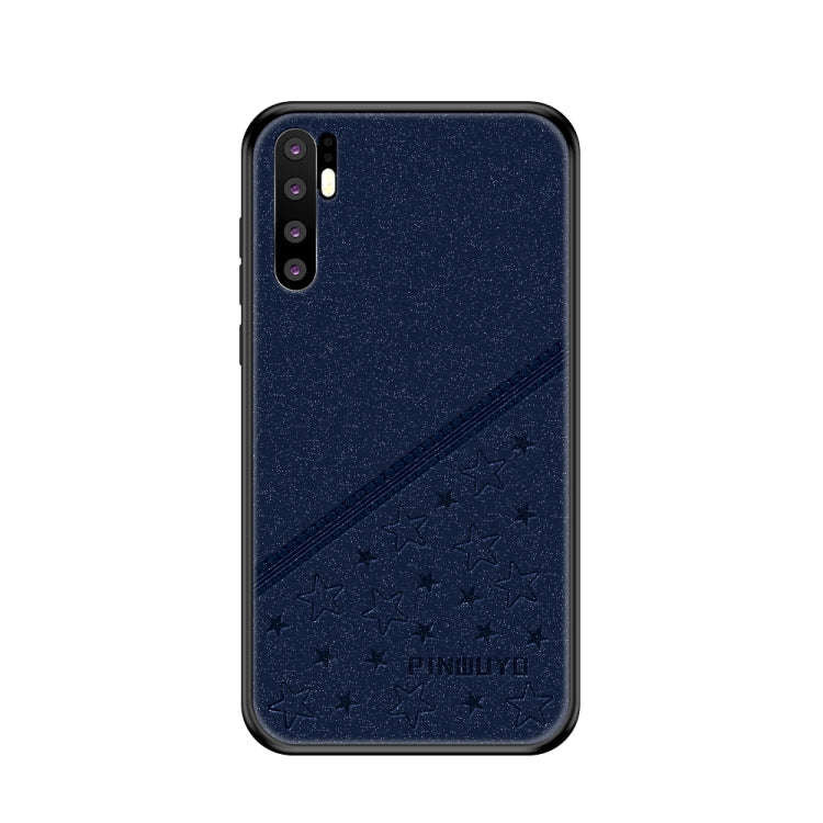 PINWUYO Full Coverage Waterproof Shockproof PC+TPU+PU Case for Huawei P30 Pro (Blue)