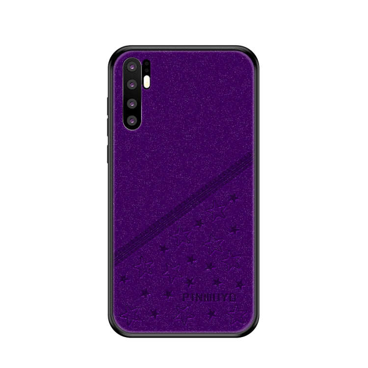 PINWUYO Full Coverage Waterproof Shockproof PC+TPU+PU Case for Huawei P30 Pro (Purple)