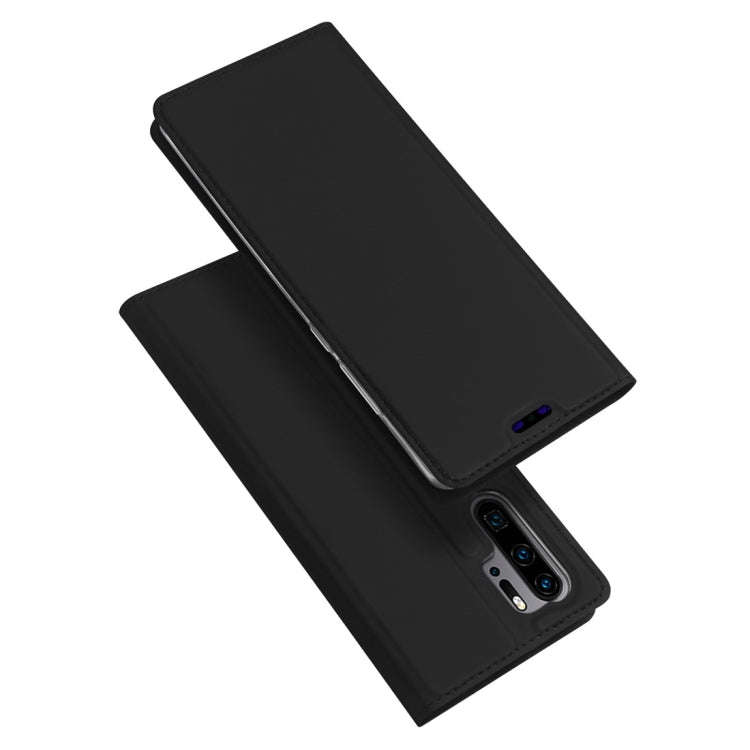 DUX DUCIS Skin Pro Series Horizontal Flip PU + TPU Leather Case for Huawei P30 Pro, with Holder &...
